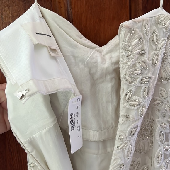 NWT Jcrew, strapless beaded wedding dress - Picture 9 of 11